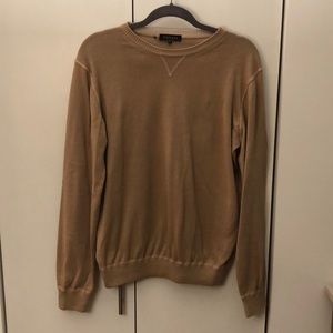 Canali Men’s Tan Cotton Sweater